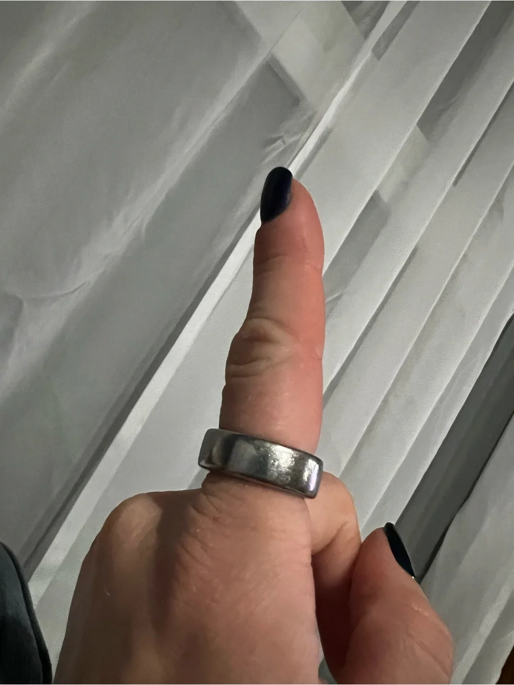 Oura Ring Gen 3 Horizon Silver-Size 8